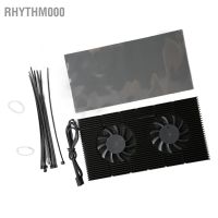 Rhythm000 แผ่นระบายความร้อน Gpu อลูมิเนียมอัลลอย 4 Pin สําหรับ Rtx3090 3080 3070