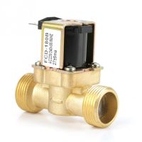 G34 2 Way Water Inlet NC Normal Brass Electric Solenoid Valve AC 220240V FCD 180B Solenoid Valve