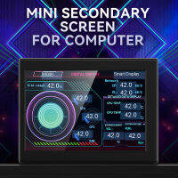 จอคอมพิวเตอร์แสดงผลจอภาพ IPS Tronnics-3.5นิ้ว,จอมอนิเตอร์ CPU GPU หน้าจอย่อยที่เก็บอุปกรณ์ ABS รองรับการแก้ไขซอฟต์แวร์ฟรีอัปเกรดธีมแบบ DIY