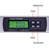 NEW high quality ระดับจอแสดงผลดิจิตอลอิเล็กทรอนิกส์ 0-300400600mm เครื่องมือวัดมุมเอียงแนวนอนแนวตั้งที่มีความลาดชันของแม่เหล็ก