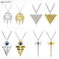 3D Yu-Gi-Oh Necklace Millenium Pendant Jewelry Anime Yugioh Toy Cosplay Pyramid Egyptian Eye Of Horus Necklace Fashion Chain Necklaces