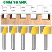 1PC 8MM Shank Milling Cutter ไม้แกะสลักทําความสะอาดด้านล่างแกะสลักบิตคาร์ไบด์เราเตอร์บิตงานไม้เครื่องมือ Face Mill