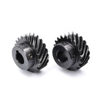 2 PCS ซ้าย Helical Gear 1 M 13 ฟัน 45 # เหล็กด้านใน 6 มม./8 มม./10 มม. เกียร์ 45 องศาตาข่ายมุม Staggered Gears สกรูรู M5-BIANO