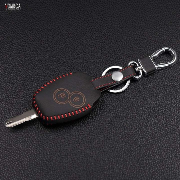 hand-button-2-button-for-renault-clio-diaia-logan-sandero-megane-modus-espace-kangoo-key-chain-leather-car-key-cover