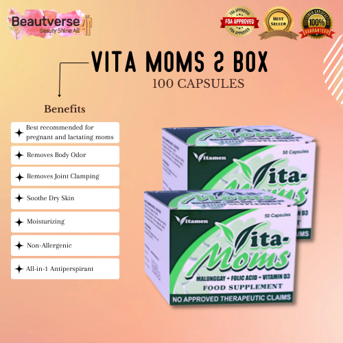 VITA MOMS MALUNGGAY FOOD SUPPLEMENTS (100 CAPSULES) / MOTHER MILK ...