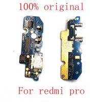 บอร์ดและไมโครโฟนชาร์จเสียบไมโคร USB สำหรับ Redmi Pro ชิ้นส่วนชิ้นงอสำหรับเปลี่ยนของแท้ใหม่