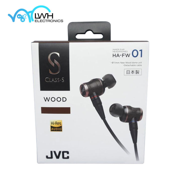 JVC HA- FW01 / FW02 / FW03 WOOD DOME Headphones for Hi-res Audio