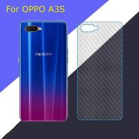 ฟิล์มหลัง ลายเคฟล่า Oppo A3s ฟิล์มกันรอยออฟโป้ OPPO A3S ฟิล์มหลังเครื่อง 3D ฟิล์มลายเคฟล่า กันน้ำกันเหงื่อ