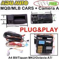 Highline CanBus กล้องการจอดรถแบบพลศาสตร์ถอยหลังสำหรับ Skoda Octavia Volkswagen Tiguan 187B 280 MQB MLB PQ Audi A4 B9 A3 Q2 Q5 A5