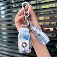 【cw】 For Mercedes Benz A B C E S Class W204 W213 W176 W205 W212  W177  GLC CLA AMG TPU Car Key Case Cover Shell