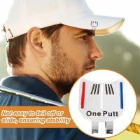 Klip Topi Golf Shield Penanda Bola Putt Berbentuk Klip Topi Alat Bantu Latihan Golf Penanda Magnetik