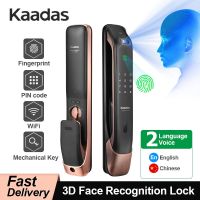 【LZ】 Kaadas Smart Door Lock K20-F 3D Face Recognition Smart Lock With Camera Electronic Door Lock APP Control Fingerprint Unlock