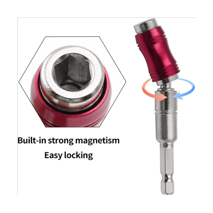 magnetic-swiveling-bit-tip-holder-magnetic-pivotable-bit-tip-holder-universal-magnetic-connecting-rod-multiple-angles