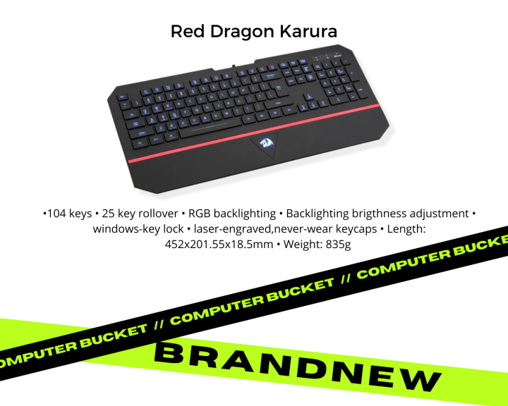 Red Dragon Karura Mechanical Keyboard | Lazada PH