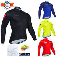 Pro Summer Cycling Jerseys 2021 STRAVA Long Sleeve Mountain Bike Cycling Clothing Anti-sweat Racing Bicycle Cycling Clothes Men