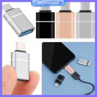 JWQYPH ความเร็วสูง รถ สำหรับ MacBook Samsung S20 Xiaomi Huawei ตัวแปลง อะแดปเตอร์ Type-C พิมพ์ C เป็น USB 3.0 ตัวเชื่อมต่อ อะแดปเตอร์ OTG