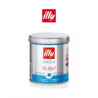 Best import products⚡ (1 Pc) ILLY เมล็ดกาแฟคั่วบด DECAFFEINATED - 125 กรัม/กระป๋อง GROUND COFFEE DECAFFEINATED - 125 GRAMS