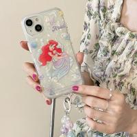 เคสโทรศัพท์มือถือแบบนิ่ม ลายนางเงือก สําหรับ 14 13 12