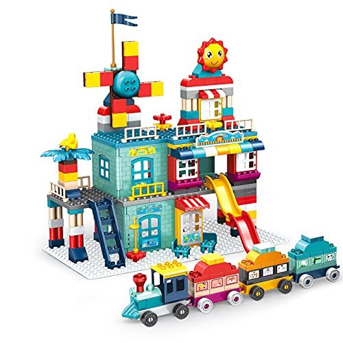 Pre-Order] Building Blocks For Kids Ages 4-8, Large Building Blocks Toy  House Set With Windmill And Train, 305 Pcs Stem Building Brick For Boys  Girls Toddlers Age 3 4 5 6 7