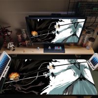 【Atv 】 GamingMat Large Bleach GamingPad Anime Mousepad Gamer 90X40 RubberMat Desk Pad Mat Table Mausepad Carpet