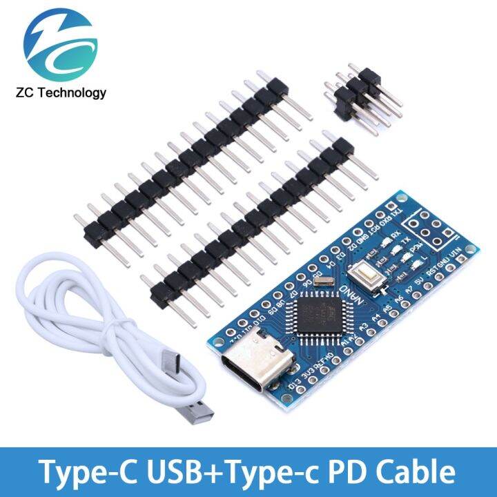 mini-type-c-micro-usb-nano-3-0-with-the-bootloader-compatible-nano-controller-for-arduino-ch340-usb-driver-16mhz-atmega328p