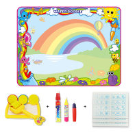 Big Size Water Drawing Mat Rug with Magic Pen Animal Type Coloring Painting Pen Accessories Learning Toys for Kids Drawing Set