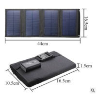 10W แผงเซลล์แสงอาทิตย์พับกระเป๋าชาร์จพลังงานแสงอาทิตย์เดินทางกลางแจ้งกันน้ำชาร์จพลังงานแสงอาทิตย์พับกระเป๋าไฟฟ้า