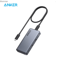 Anker 343 7-In-1ฮับ USB C การ์ดแสดงผลภายนอกแสดงผล USB ฮับสำหรับแล็ปท็อปที่มี100W อุปกรณ์จัดส่งพลังงาน Meimiao