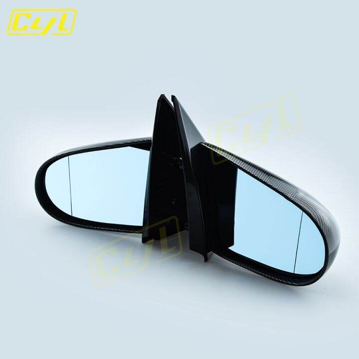 JDM Racing Carbon Film Spoon Style Manual Adjustable Car Side Rearview