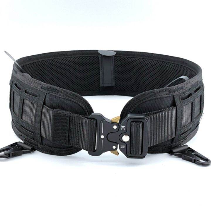 Tactical Padded Belt Molle Belts Multifunction Duty Waist Belt Nylon