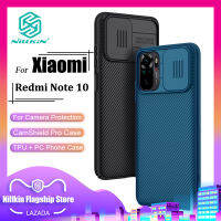 Nillkin แฟชั่น PC เคส สำหรับ Xiaomi Redmi Note 11 Note 11 Pro Note 11S 5G Note 11S Note 10 4G Note 10S Note 10 5G Note 10 Pro Note 10 Pro Max เคสโทรศัพท์ ธุรกิจกล้องป้องกันการกระแทกความเป็นส่วนตัวฝาหลัง