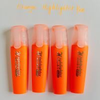 B1y1-31 Marca-Texto Fluorescente, Marcador Laranja, Cores Suaves, Destaque, Material De Escritório, Acessórios Para Papelaria