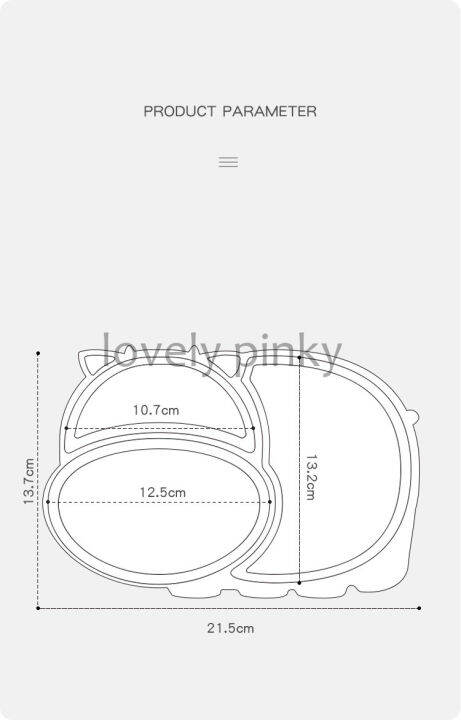 พร้อมส่ง-จานซิลิโคนก้นดูด-3-ช่องแยกกัน-จานสำหรับอาหารดูด-ถ้วยสำหรับเด็ก