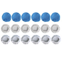 18Pcs Car Polisher Pad Bonnet Soft Microfiber Polishing Bonnet Buffing Pad Cover for Car Polisher