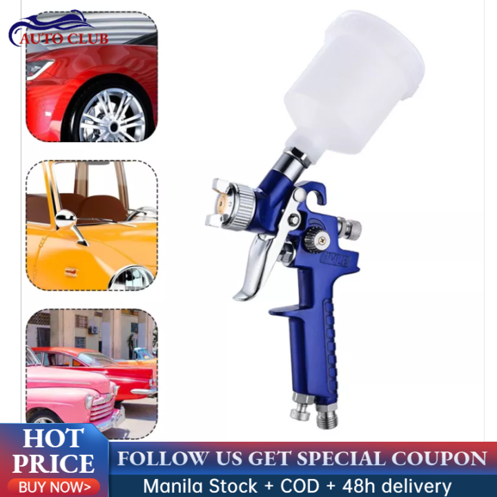 【SHIP FROM MANILA】0.8mm Nozzle H2000 Professional HVLP Spray Gun Mini Air Paint Spray Guns