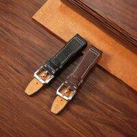 Brown Full-grain Leather Watchbands For IWC 20mm 21mm Genuine Leather Watch Strap Luxury Businessby Hs2023