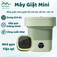 Máy giặt mini gấp gọn, máy giặt đồ lót, tất vớ