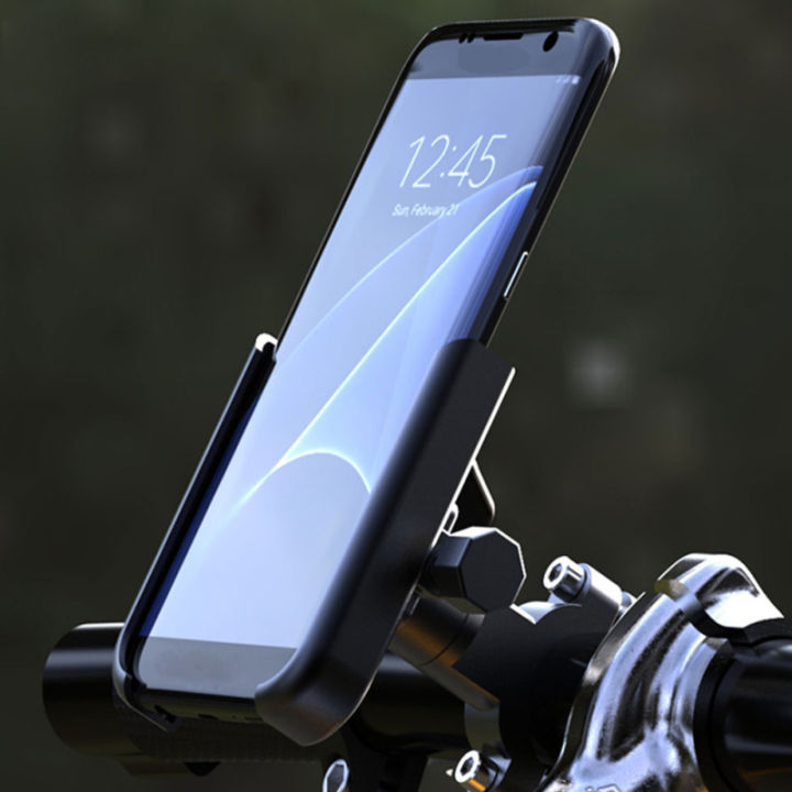ที่วางโทรศัพท์จักรยานหมุนได้360องศาสำหรับมือจับ-ติดกระจกขาตั้งมอเตอร์ไซค์จักรยานไฟฟ้าอเนกประสงค์