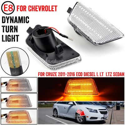 Error Free Car LED Dynamic Blinker Turn Signal Side Marker Light For Chevrolet Cruze Limited Diesel Eco L LS LT LTZ 2011 2016