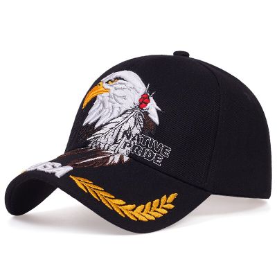 New Spring Summer Eagle Embroidered Baseball Cap Women Men USA Casual Hat Male Cotton Snapback Caps Gorras Tactical Hats Bone