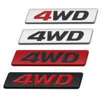 สติกเกอร์ติดรถยนต์3มิติ4X 4WD โลหะโครเมี่ยม4ตรารถยนต์สำหรับ Toyota Mitsubishi Nissan Toyota Honda Suzuiki Hykia ISUZU