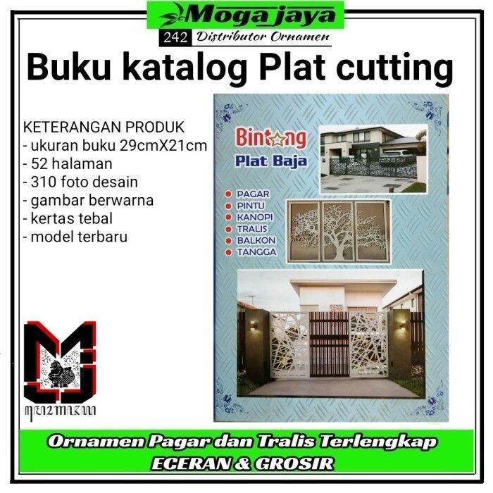 [BAYAR DITEMPAT] Buku Katalog Tralis Canopy Pagar Balkon Tangga Besi
