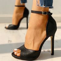 Womens Pumps Fashion 2020 Summer Sexy Exquisite Open Toe Ladies Shoes Female Increased Stiletto Super High Heel Sandals