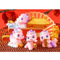 [MeiBoAll] มังกรน้อยน่ารักปีใหม่2024 CNY,มังกรมงคลมังกรสวิสบีสต์ Guo Chao Ornament