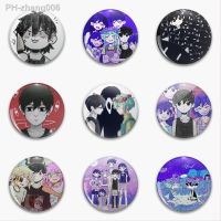 Omori Brooch Alloy Pin Cartoon Badges Funny Pins Fashion Jewelry Accessories Childrens Gift for Backpacks Clothes Brooches