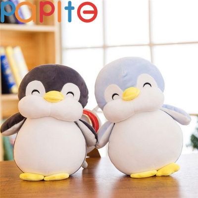 PAPITE【On Sale】22/30/45/60cm Super Cute Laugh Fat Penguin Soft Down Cotton Plush Toy Animal Hugging Pillow Cushion Stuff Dolls Children Girl Boy Birth