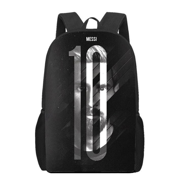 Football-Star-Messi School Bags For Boys Girls 3D Print School Backpacks Kids Bag Kindergarten Backpack Men Child Mochila