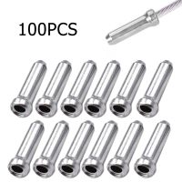 100pcs 12*2mm MTB Bike Wire End Caps Bicycle Brake Shifter Inner Cable Tips Wire End Cap Crimps Cycling Accessories-wangjun1