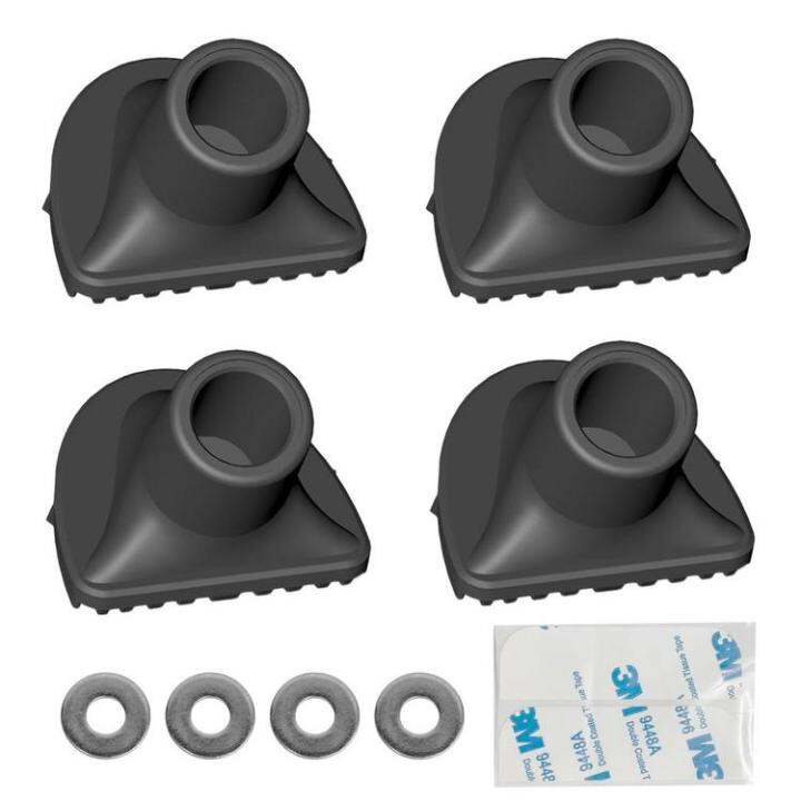 Cane Rubber Feet 4 Pieces Set of Trekking Pole Rubber Head Durable