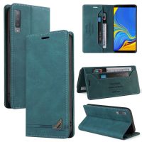 Luxury Cover For Samsung Galaxy A7 2018 Case Wallet Leather Cover Samsung A7 2018 Phone Case For Galaxy A750 Flip Coque Phone Cases